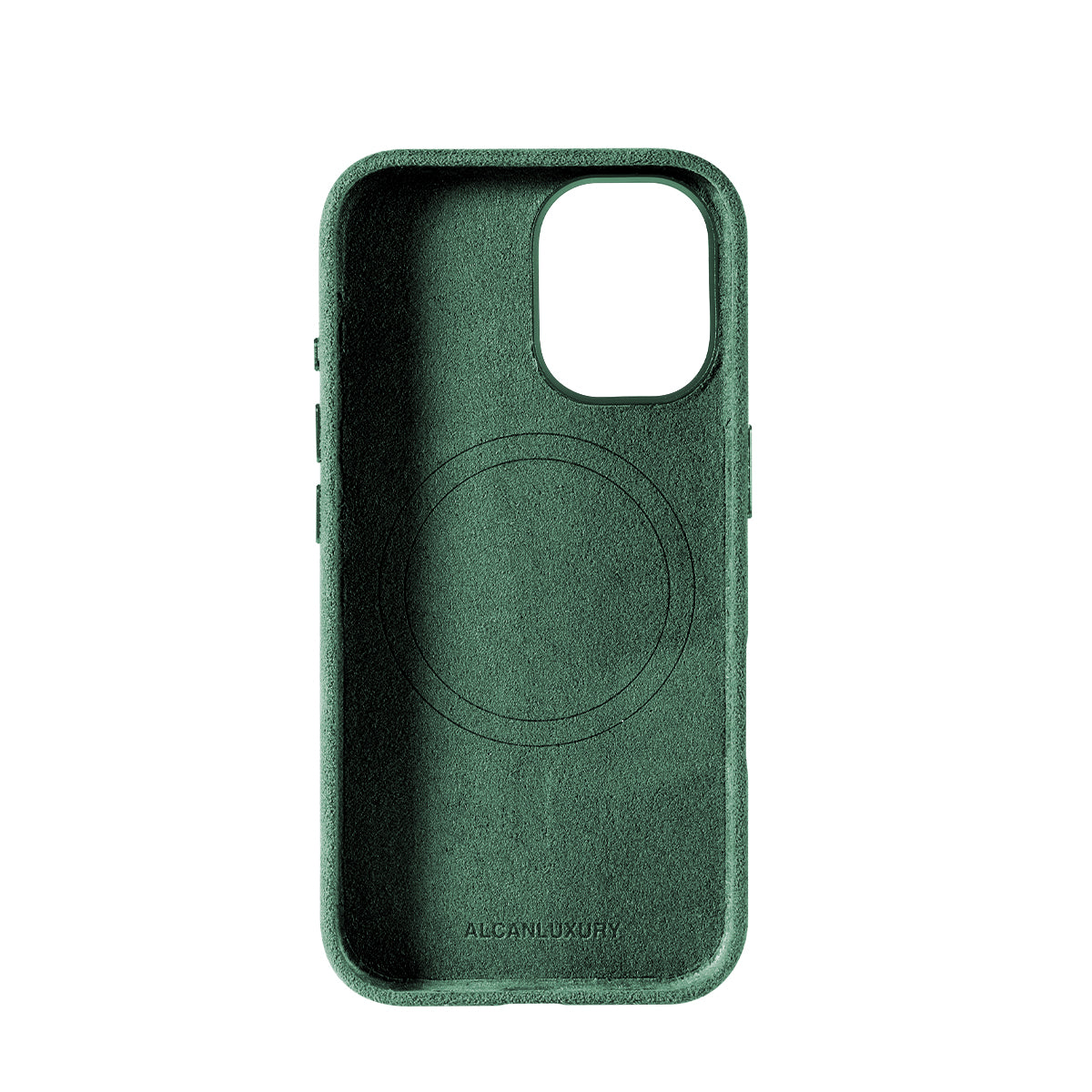 iPhone 16 - Alcantara Case - Midnight Green