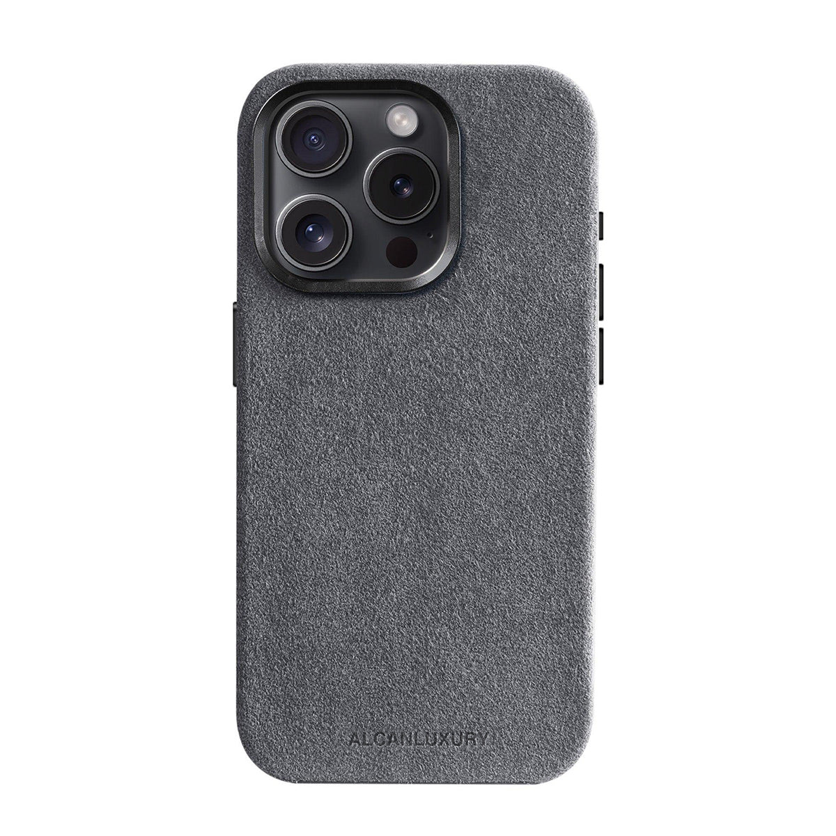 iPhone 15 Pro Max - Alcantara Case - Nardo Grey