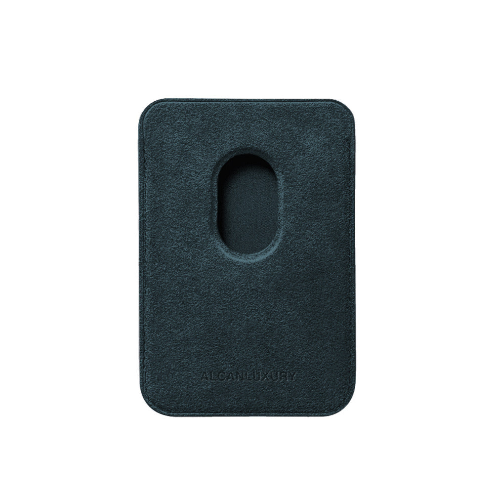 Alcantara MagSafe Wallet - Navy Blue