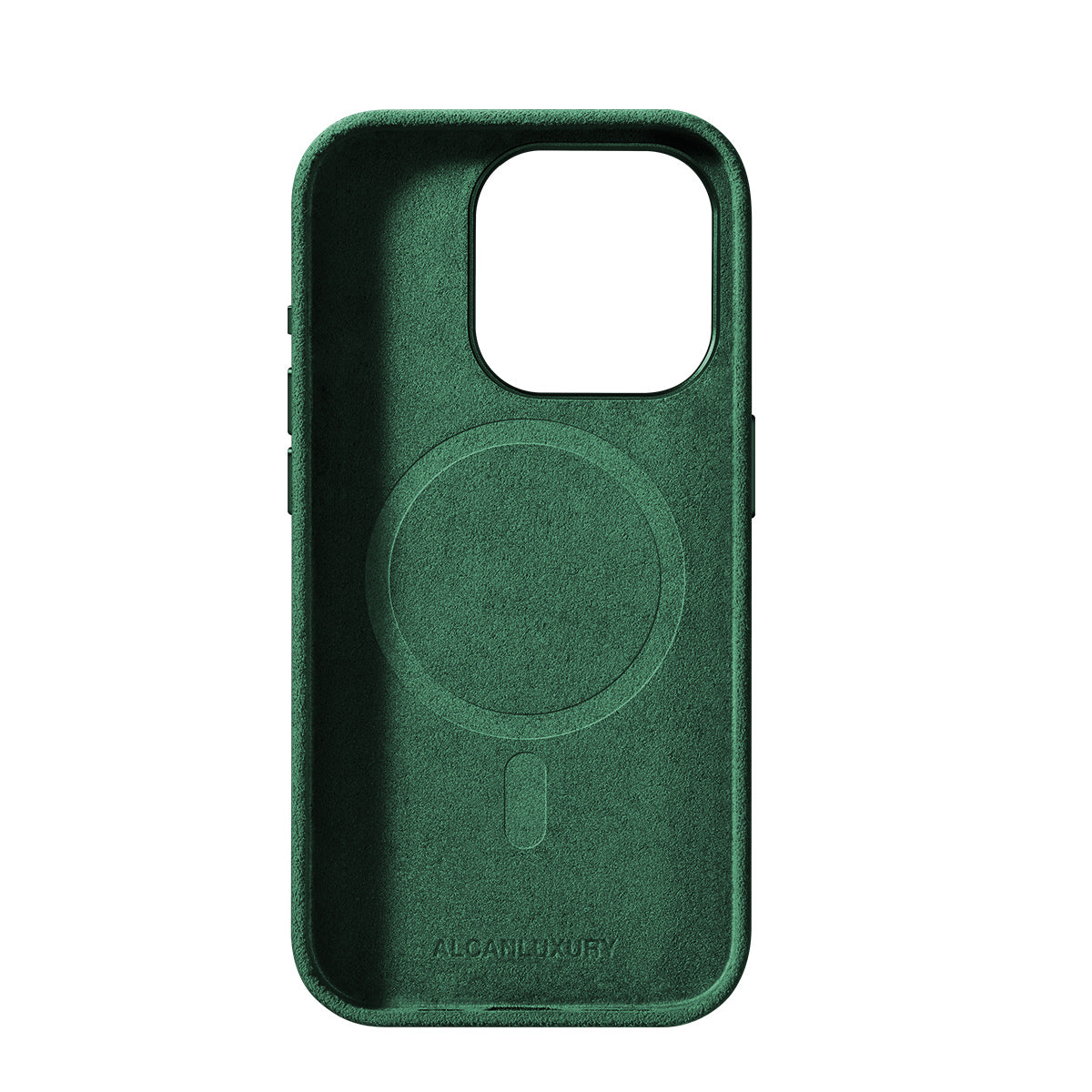 iPhone 15 - Alcantara Case - Midnight Green
