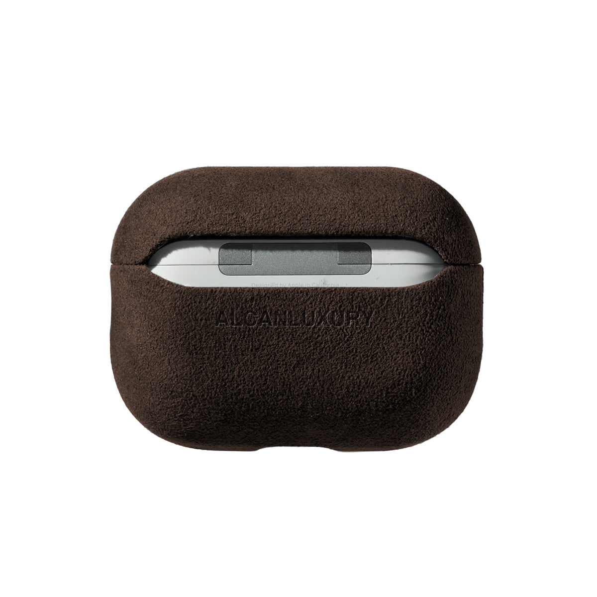 AirPods Pro (3rd Generation) Alcantara Case - Chocolate Brown
