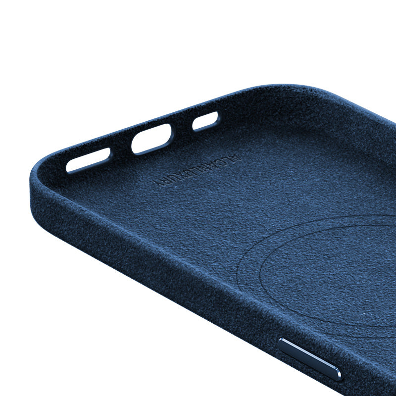 iPhone 15 Pro - Alcantara Case - Ocean Blue