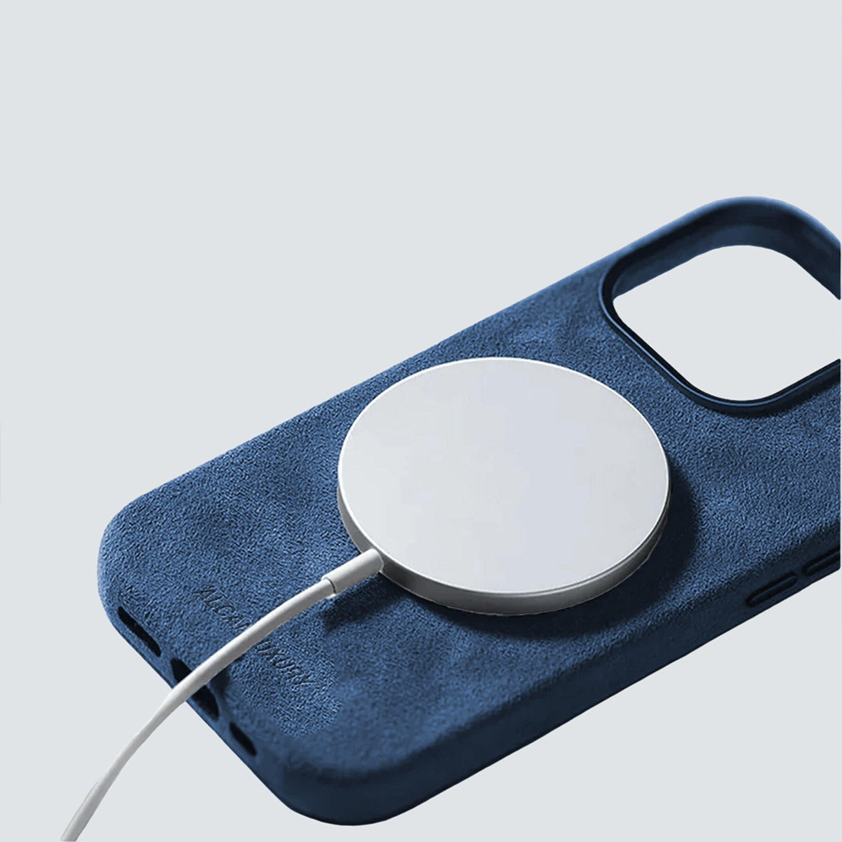 iPhone 13 Pro Max - Alcantara Case - Ocean Blue