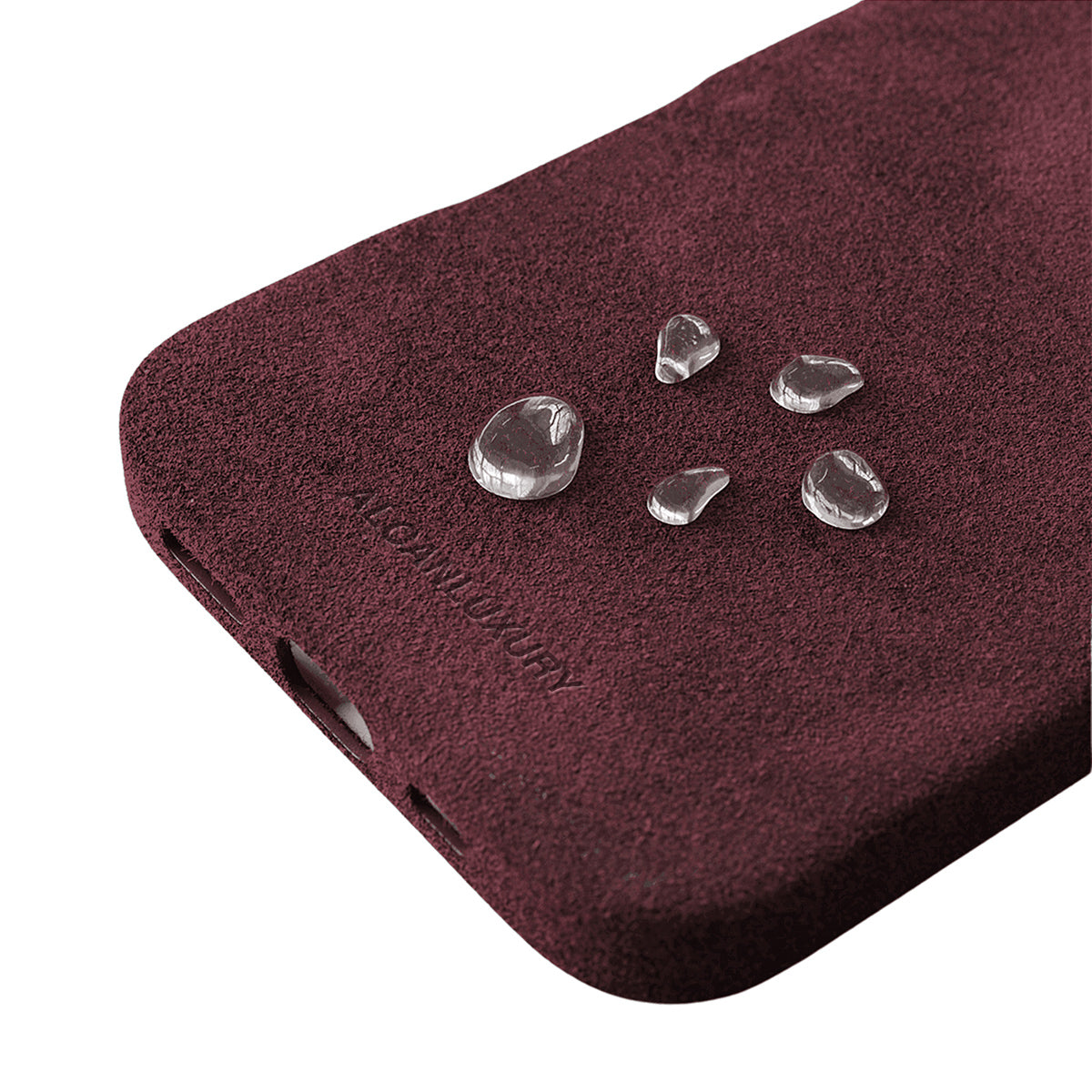 iPhone 16 Pro Max - Alcantara Case - Wine Red