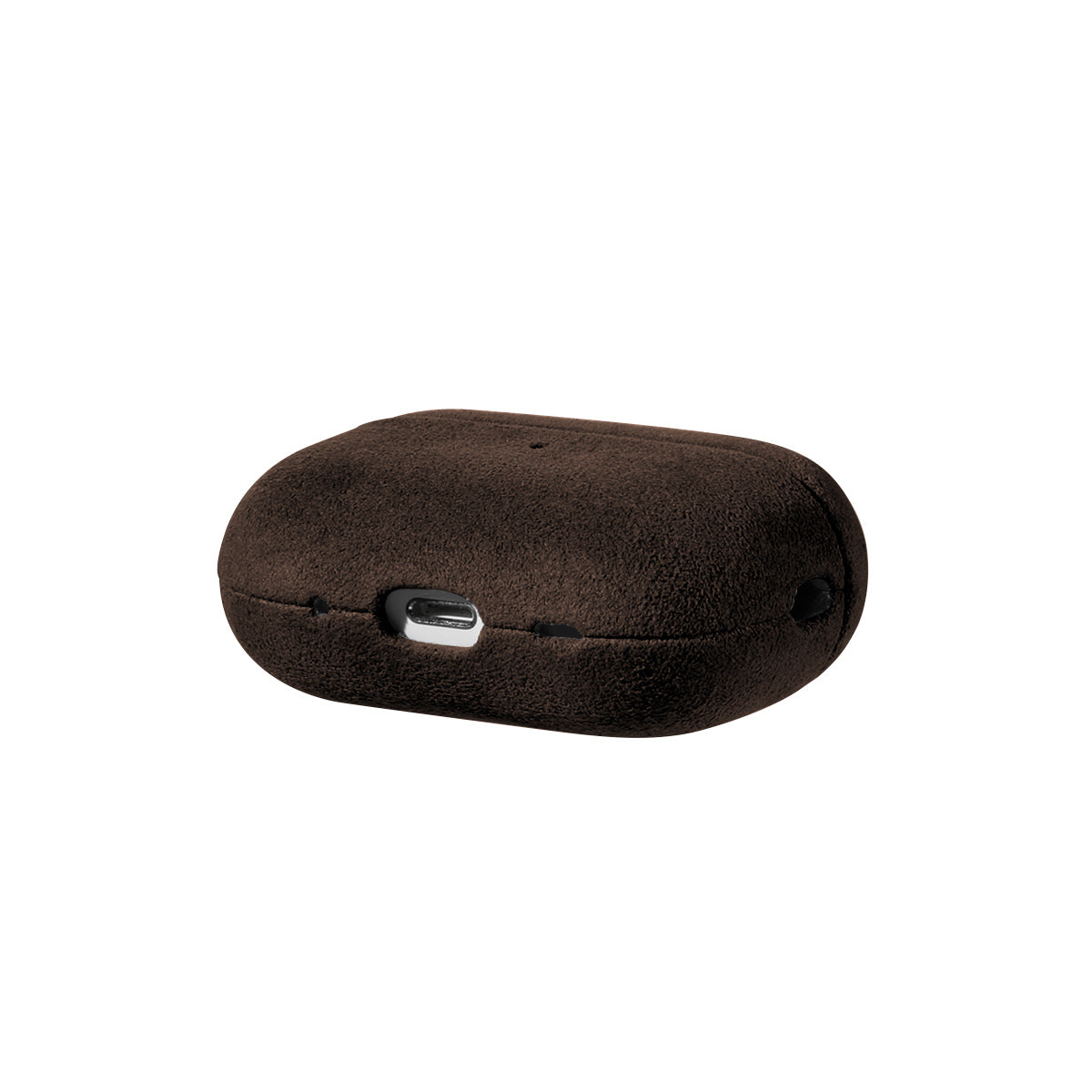 AirPods Pro (3rd Generation) Alcantara Case - Chocolate Brown