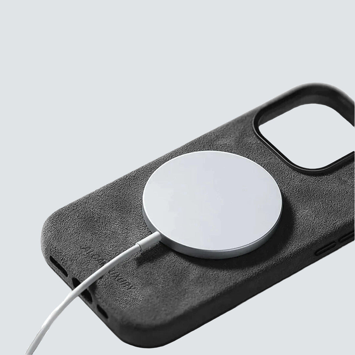 iPhone 14 Plus - Alcantara Case - Space Grey