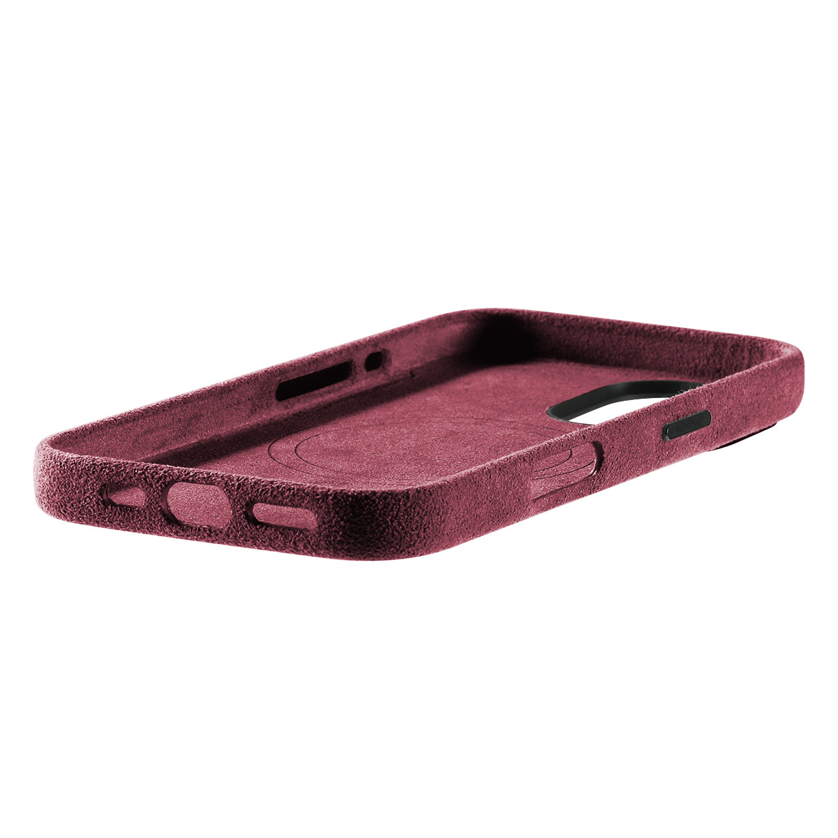 iPhone 16 Pro - Alcantara Case - Wine Red