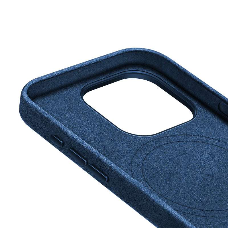 iPhone 14 Pro Max - Alcantara Case - Ocean Blue
