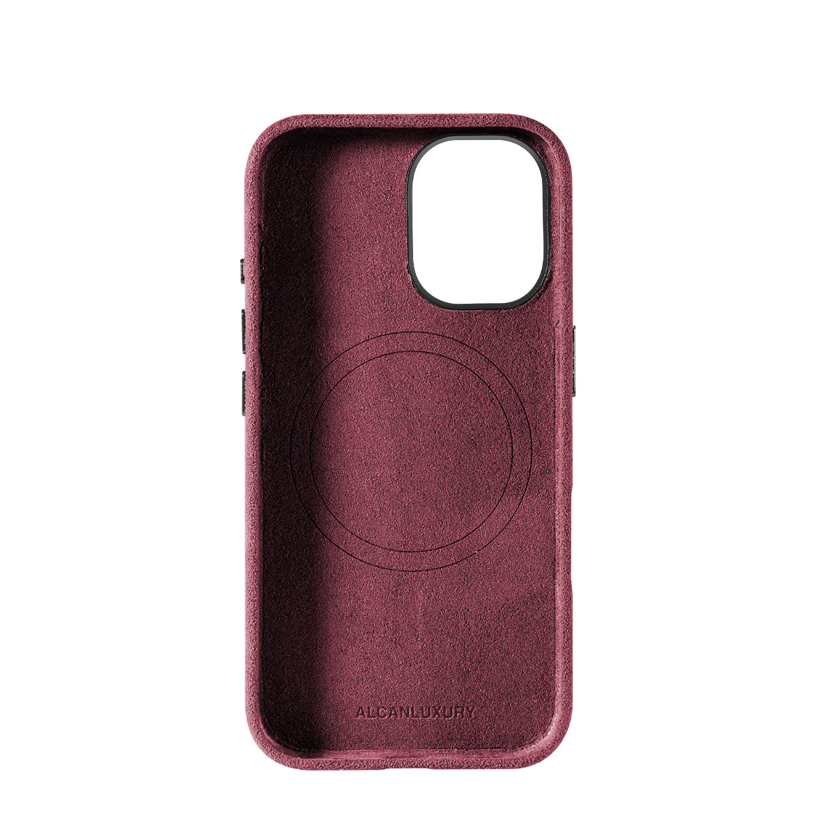 iPhone 16 Plus - Alcantara Case - Wine Red