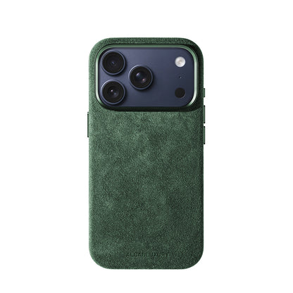 iPhone 17 Pro - Alcantara Case - Midnight Green