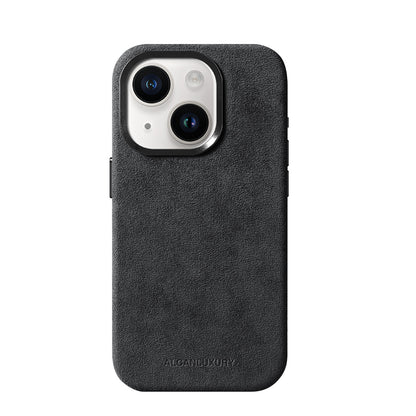 iPhone 15 Plus - Alcantara Case - Space Grey
