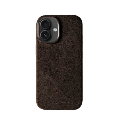 iPhone 17 - Alcantara Case - Chocolate Brown