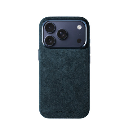 iPhone 17 Pro Max - Alcantara Case - Navy Blue