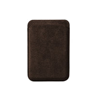 Alcantara MagSafe Wallet - Chocolate Brown