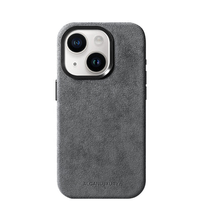 iPhone 15 - Alcantara Case - Nardo Grey
