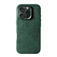 iPhone 16 Pro - Alcantara Case - Midnight Green