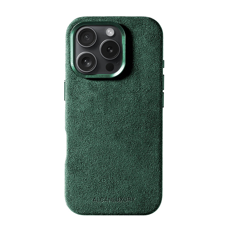 iPhone 16 Pro Max - Alcantara Case - Midnight Green