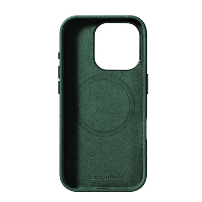 iPhone 16 Pro - Alcantara Case - Midnight Green