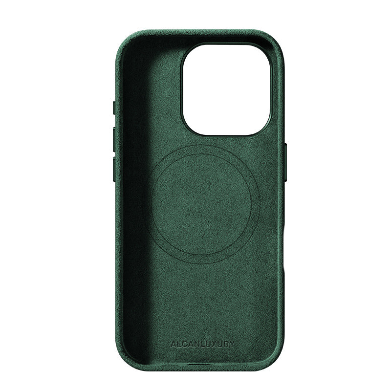 iPhone 15 Pro Max - Alcantara Case - Midnight Green