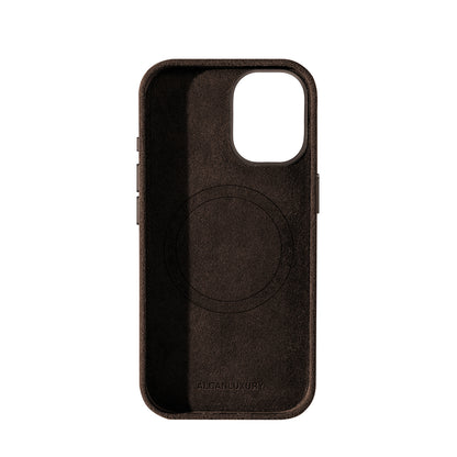 iPhone 17 - Alcantara Case - Chocolate Brown
