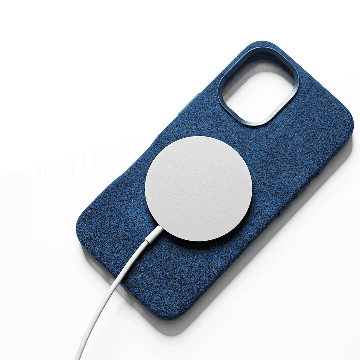 iPhone 16 - Alcantara Case - Ocean Blue