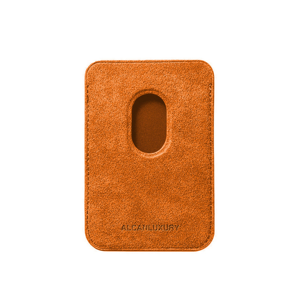 Alcantara MagSafe Wallet - Orange