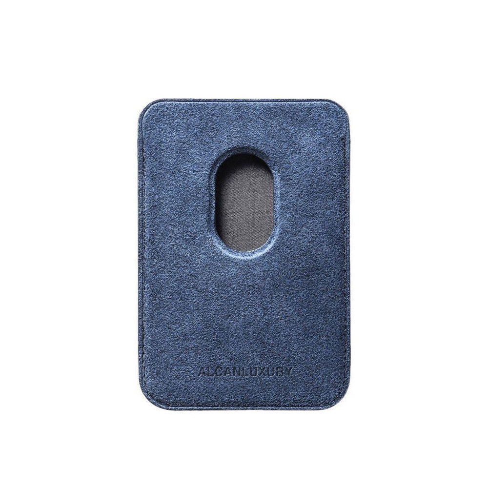 Alcantara MagSafe Wallet - Ocean Blue