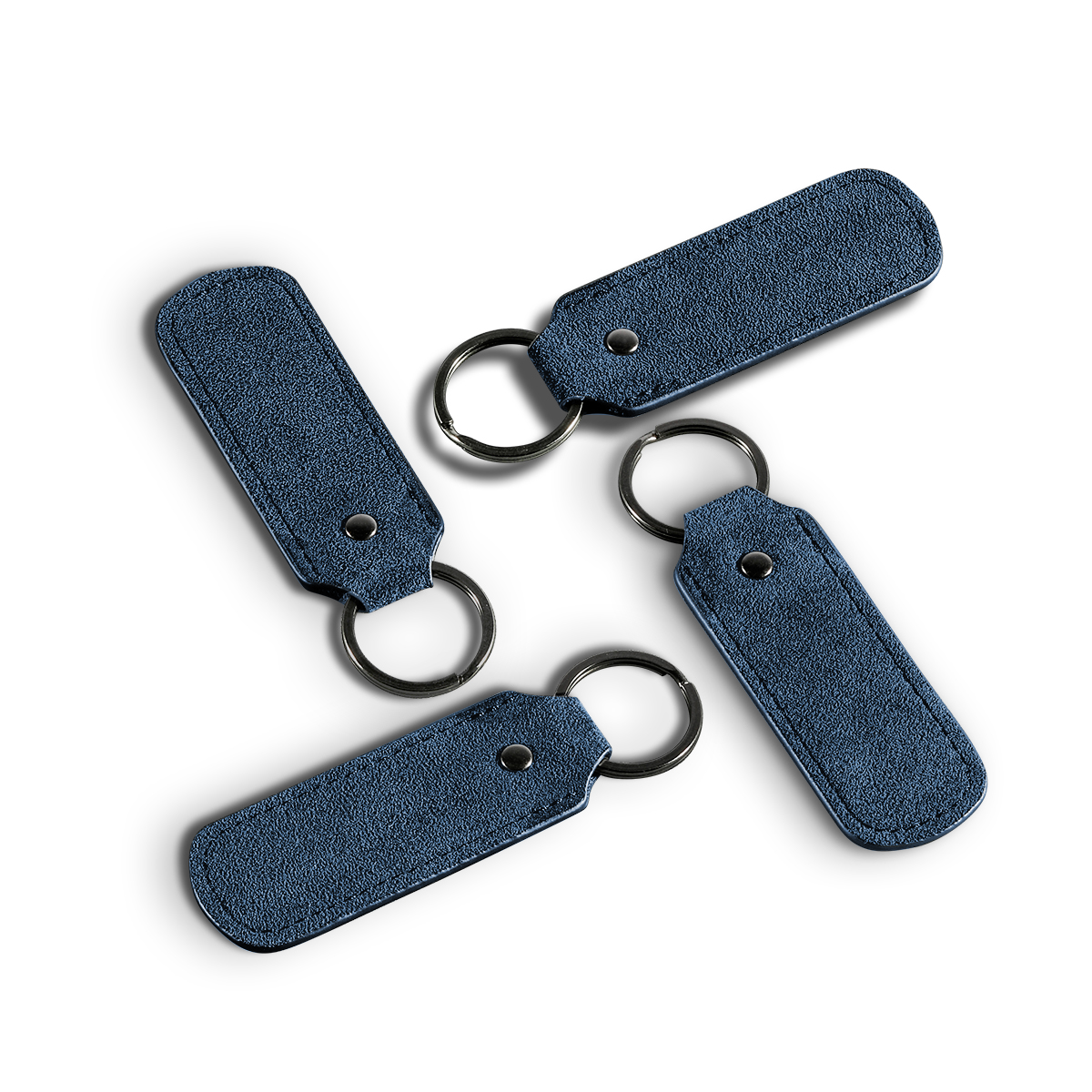 Alcantara Keychain - Ocean Blue