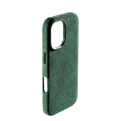 iPhone 16 Plus - Alcantara Case - Midnight Green