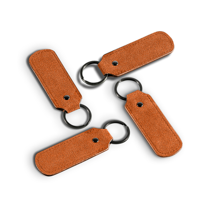 Alcantara Keychain - Orange