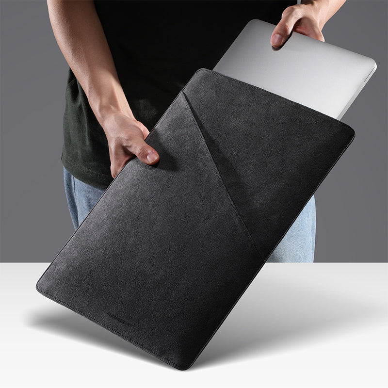 Alcantara Laptop Sleeve - 13 & 14 Inch - Space Grey