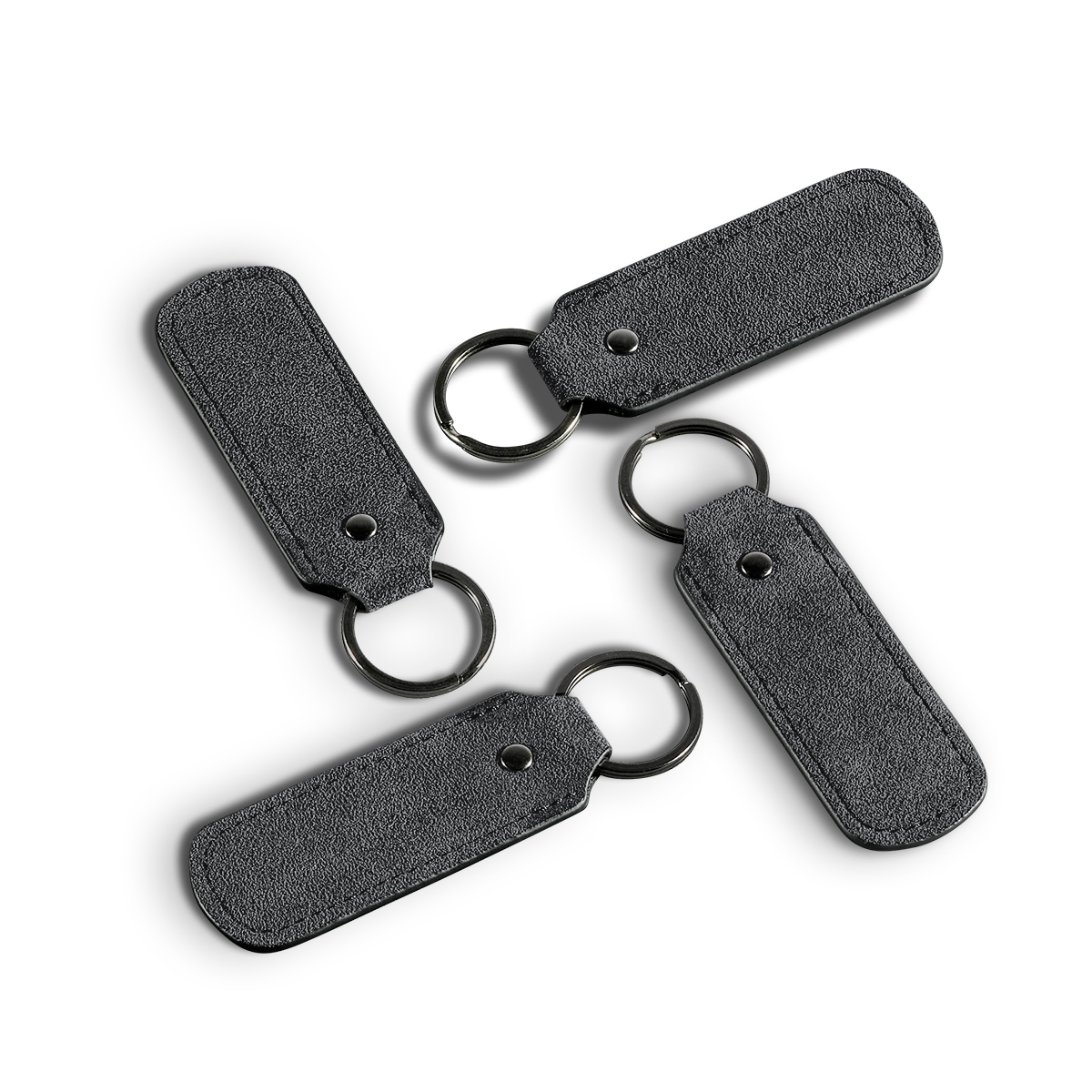 Alcantara Keychain - Nardo Grey