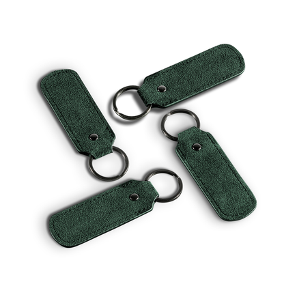 Alcantara Keychain - Midnight Green