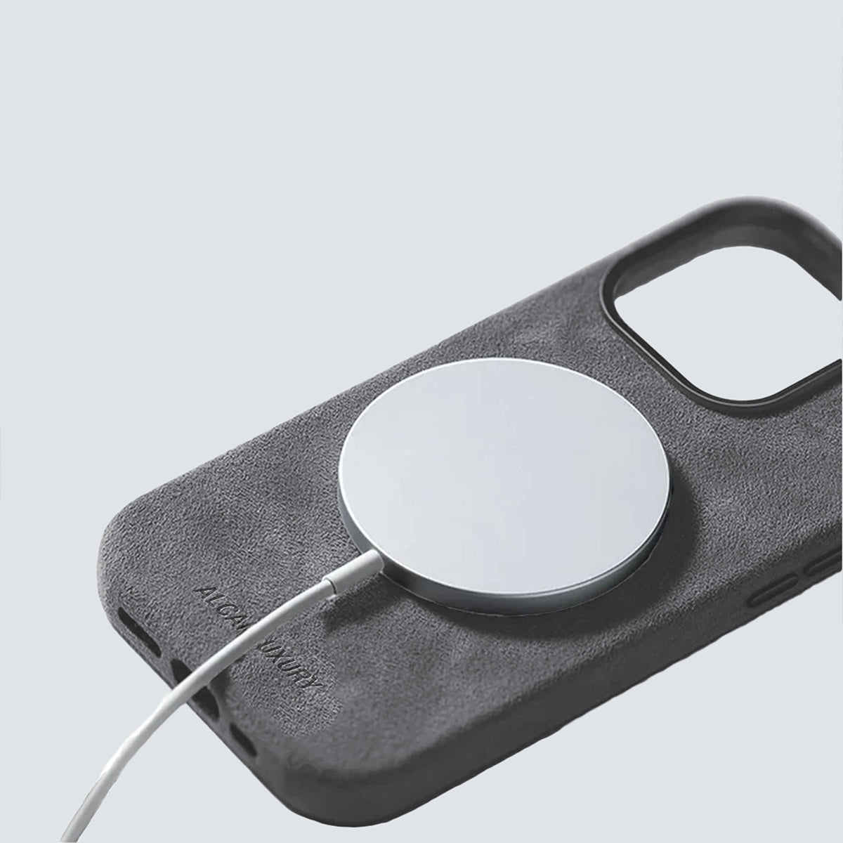 iPhone 14 Pro - Alcantara Case - Nardo Grey