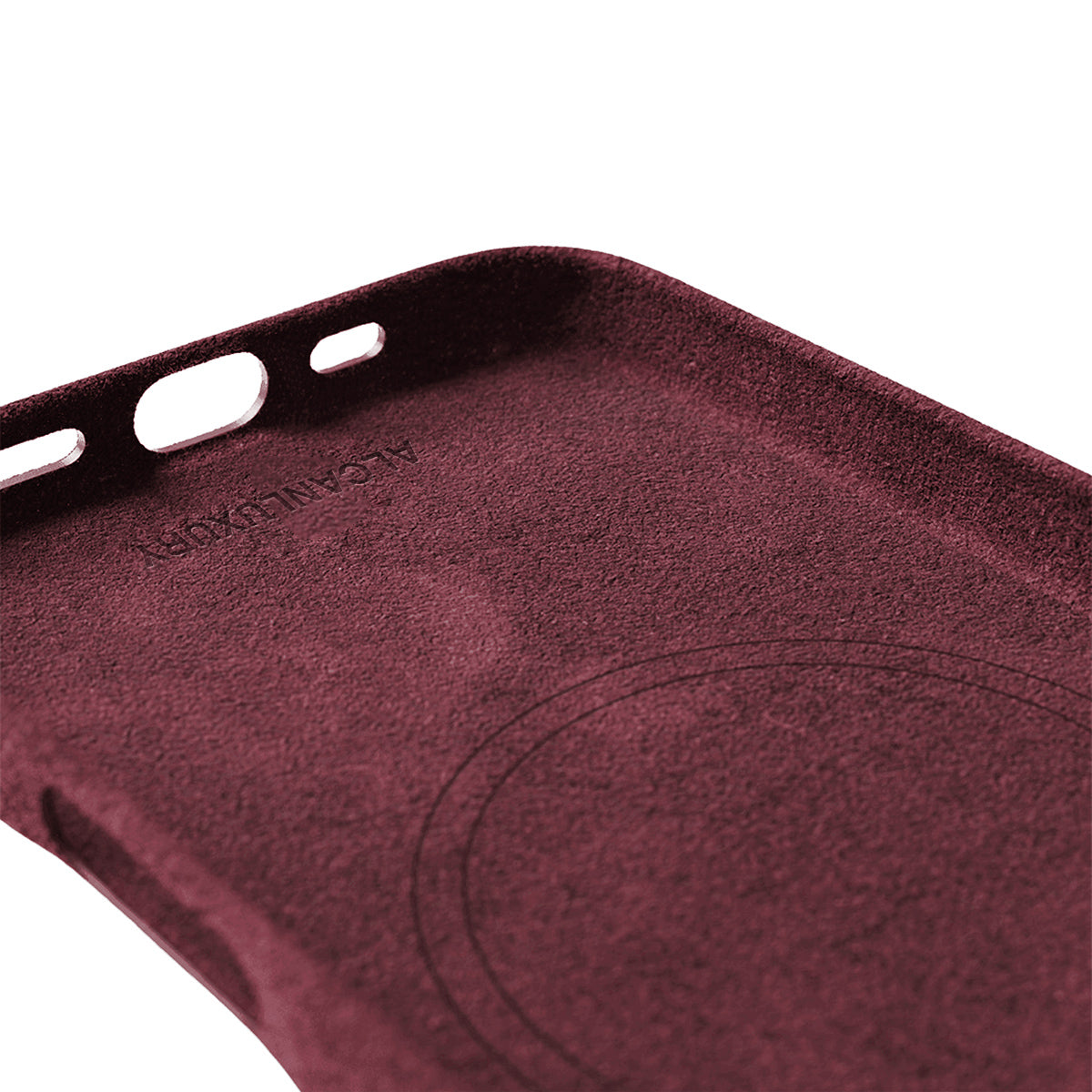 iPhone 16 Pro Max - Alcantara Case - Wine Red