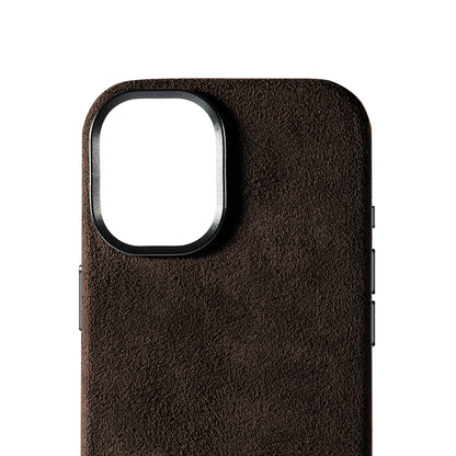 iPhone 17 - Alcantara Case - Chocolate Brown