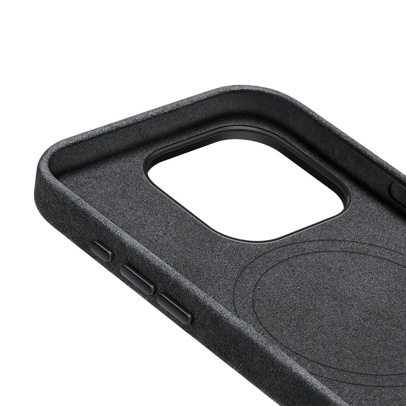 iPhone 15 - Alcantara Case - Space Grey