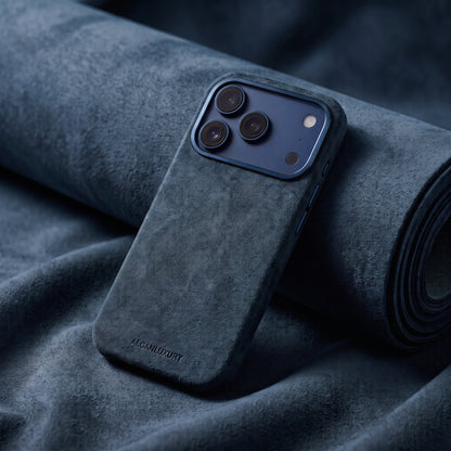iPhone 17 Pro Max - Alcantara Case - Navy Blue